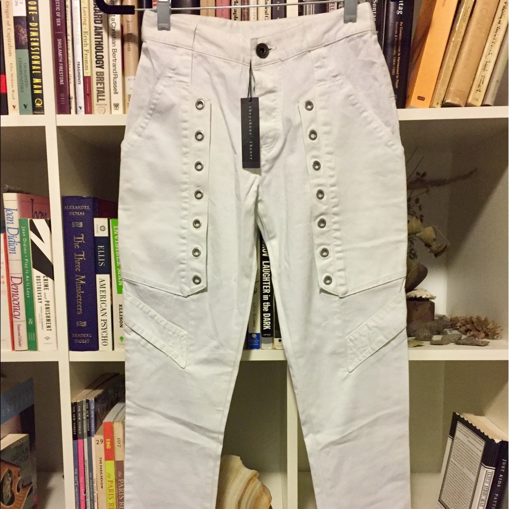 Theyskens’ Theory Grommet Capri Skinny Jeans